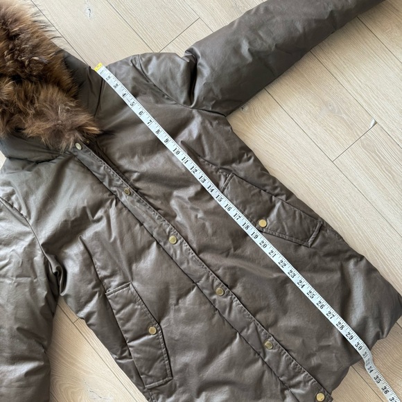 Soia & Kyo Premium Fur Trim Parka Winter Coat Women’s Small Brown - Picture 8 of 16